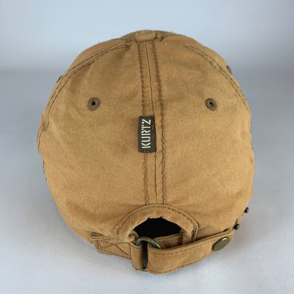 A. Kurtz Mens Beige Snapback Adjustable Hat - Picture 3 of 6